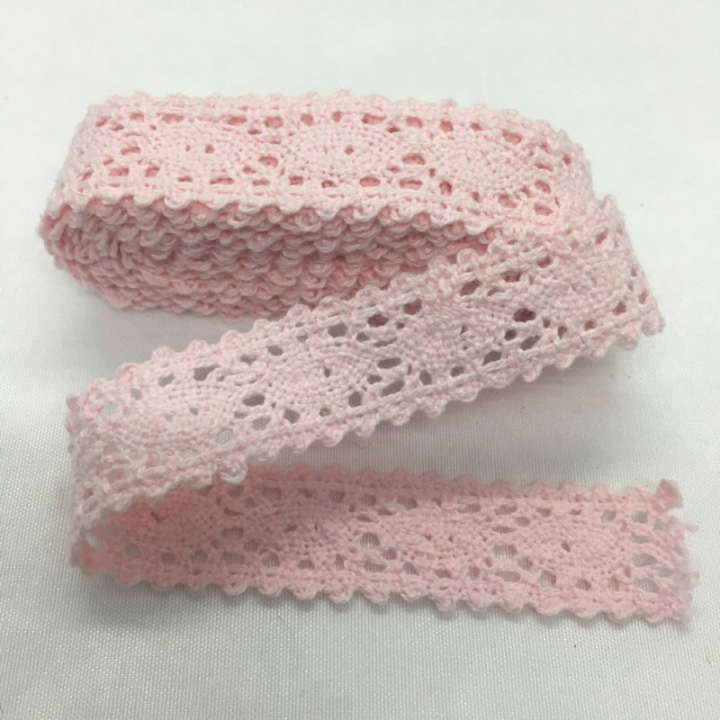 2Yards 2-6cm Crocheted Webbing Cotton Lace Trims for Handmade DIY Sewing Garments Accessories Wedding Deco Gift Floral Packing