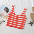 HELIAR Striped Tank Tops Women Camisole Knitting Vest Crop Top Sexy Camisole Femme Plain Camis Women 2020 Summer Tank Tops