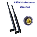 433MHz lorawan antenna 5dbi gain 2pcs/lot SMA Connector Omni for smart home nbiot node communication wireless control gate-way