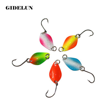 Spoon Fishing Lure 2g/1g Metal Spoon Bait Isca Artificial Fishing Bait Pesca Fishing Tackle Trout Lure