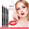 12 Colors Lip Makeup Pencils Long Lasting Waterproof Matte Lip Liner no blooming Smooth soft lipstick TSLM1