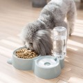 Pet Feeding Bowls Automatic Water Drinking Fountain And Stainless Steel Food Feeder For Dogs Cats Home Daily Pet Supplies New