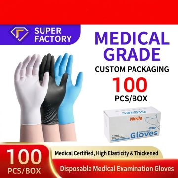 Powder-Free Nitrile Gloves for Sensitive Applications