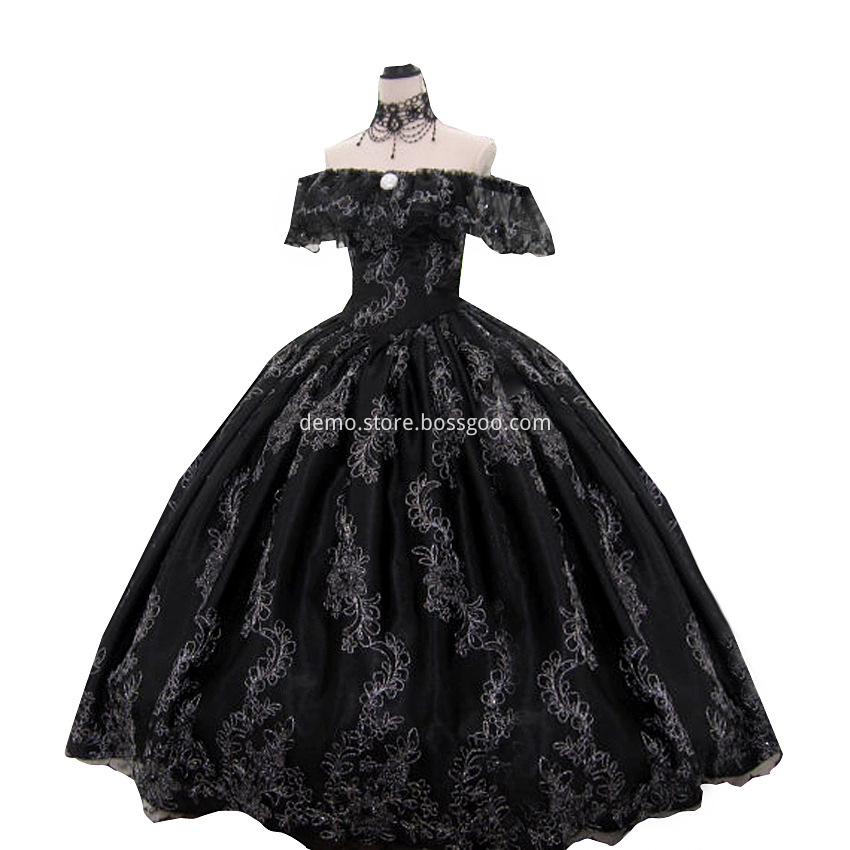 High Quality Black Wedding Dress Png