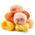 50pcs Wool Felt Fiber Needle Felting Wool Merino 70s Poke Roving Wool Wet Felting Needlework Accessory DIY Craft Project Supply