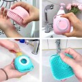 Bath Brush With Hook Soft Silicone Baby Showers Cleaning Mud Dirt Remover Massage Back Scrub Showers Bubble Non-toxic Brushes
