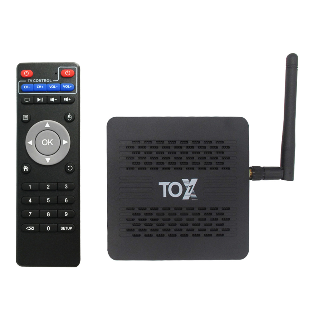 2020 TOX1 Amlogic S905X3 Smart Android 9.0 TV Box 4GB RAM 32GB ROM 2.4G 5G WiFi Bluetooth 1000M LAN USB 3.0 4K HD Set top Box