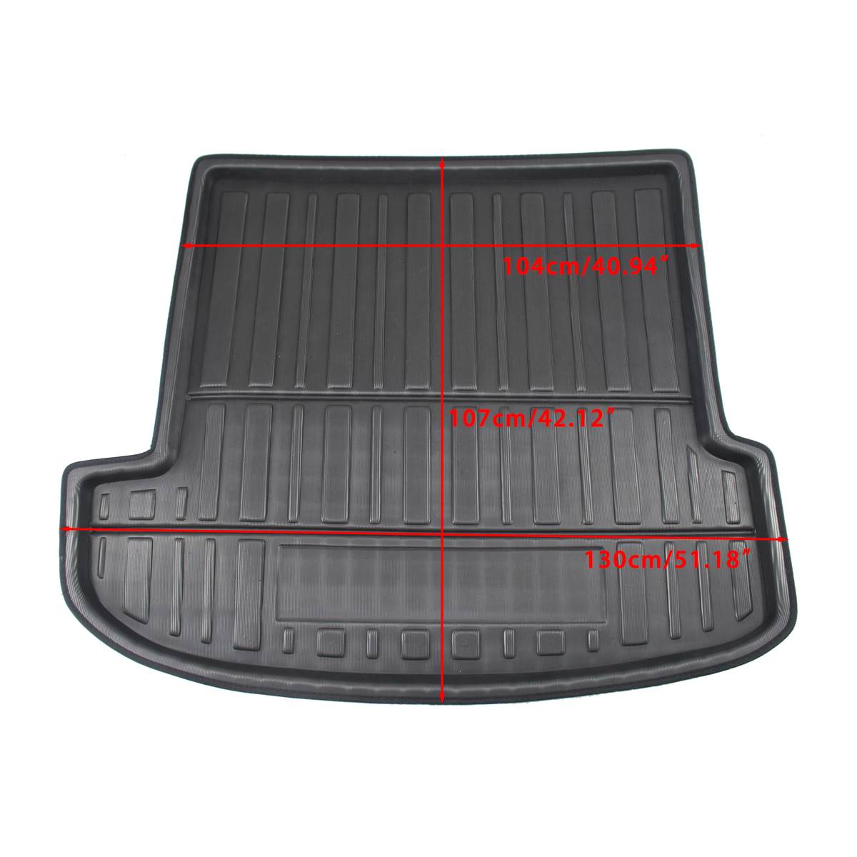 Car Tray Boot Liner Cargo Rear Trunk Cover Matt Mat Boot Liner Floor Carpet Mud Non-slip For Hyundai Santa FE 2019 2020