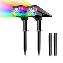 Outdoor RGB Solar Spotlight Landscape Light