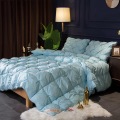VESCOVO Goose Down Comforter Thicken Blanket Warm Duvets Feather Quilt Twin Queen King Size