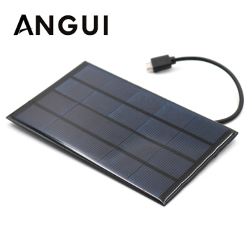 Micro USB Android Solar Panel 2W 5V Solar Cells Charger Pane Fast DIY Outdoor Battery Polysilicon Portable Travel Tablet