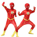 The Flash Costume Kids Superhero Barry Allen Cosplay Anime Children's Halloween Costumes for Kids Clothes The Flash Jumpsuits