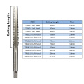 High Quality TR8/10/12/14/16 Trapezoidal Thread Tap HSS Machine Screw Tap Left Hand Metric Mchine Taps Screw Tap Drill Bits