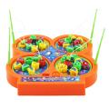 Children Boy Girl Fishing Toy Set Suit Magnetic Play Water Baby Toys Fish Square Hot Sales For Kids Free Shipping Xmas Gift Toys