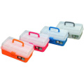 LAOA Colorful Folded Tool Box Work-box Foldable Toolbox Medicine Cabinet Manicure Kit Workbin For Storage