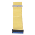 80 Wire 40 Pins PATA/EIDE/IDE Hard Drive DVD Ribbon Cable Yellow 40cm For Dual Devices Telecom Parts