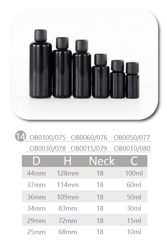 black round cosmetic glass