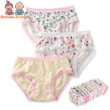 4pcs/lot Girls Underwear Briefs Shorts Kids Briefs Print Panites Girl Cotton Panties Girls Underwear Atnn0040