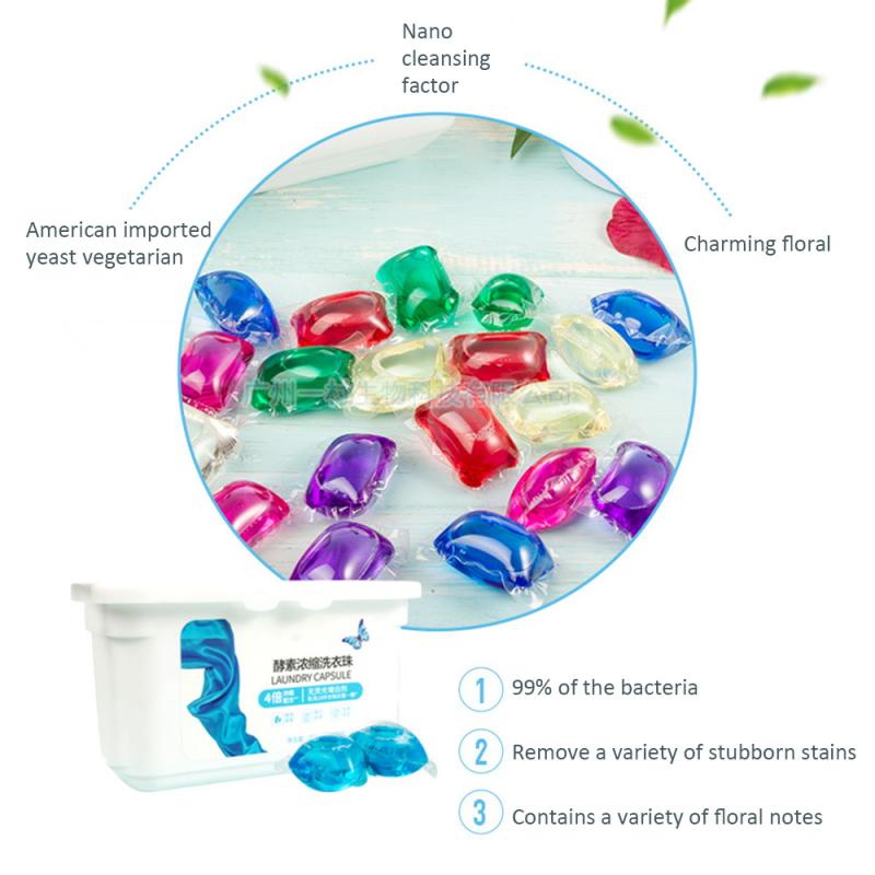10pcs Laundry Gel Beads Laundry Ball Washing Ball Cleaner Washing Liquid Lasting Fragrance Laundry Capsule Dissolve Cleaner