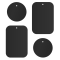 4PCS Metal Plate Magnetic Materials Round Rectangular Strong Adhesive Phone Tablets Car Mount Holder Cradle