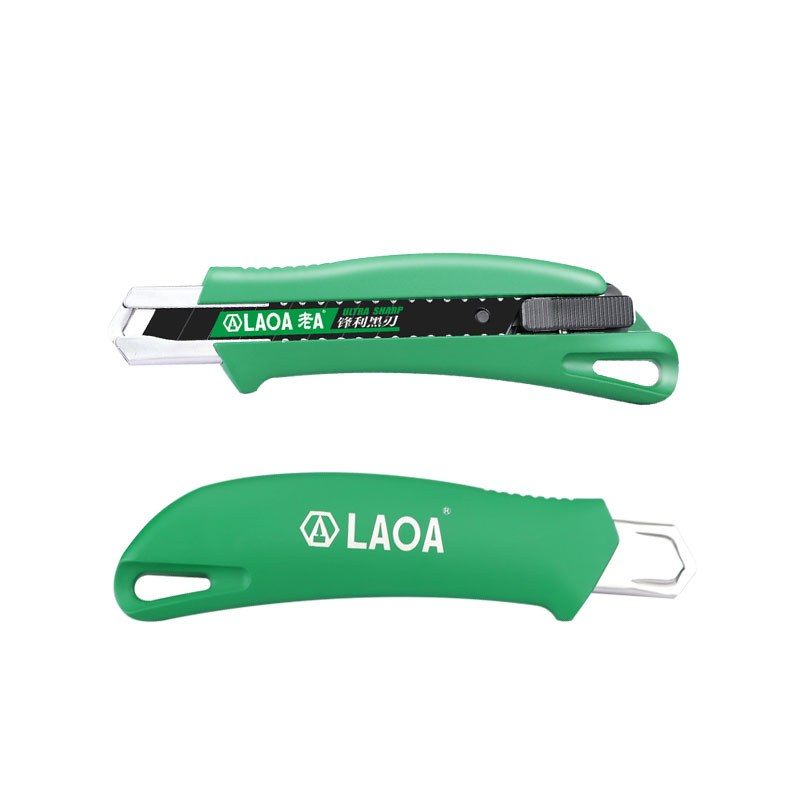 LAOA Utility knife Zinc Alloy Cutting Tools Industrial Use Wallpaper Blade Knife Holder Manual Cutter Handtool