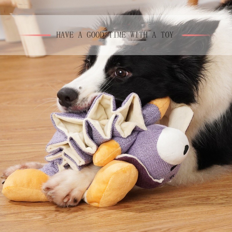 Bite Resistant Dog Plush Toy Bear
