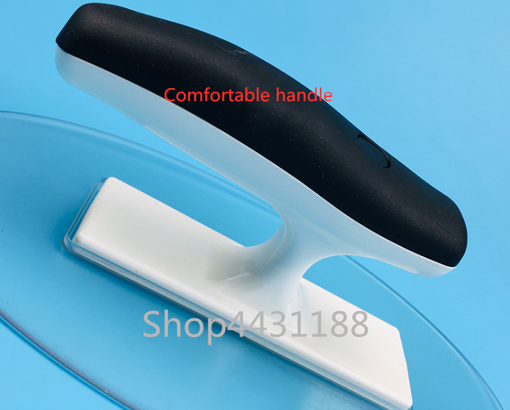 230*180mm Plastic transparent blade plaster trowel construction concrete spatula tool for Art painting