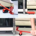 ZK30 Dropshipping Home Furnitures Mover Accessories Heavy Object Hand Tool Set Roller Transport for Sofa Bed Cabinet Wheel Bar