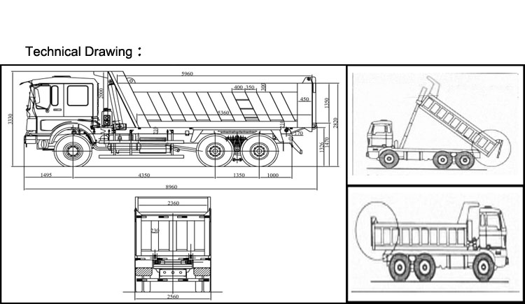 Dump Truck Drawing
