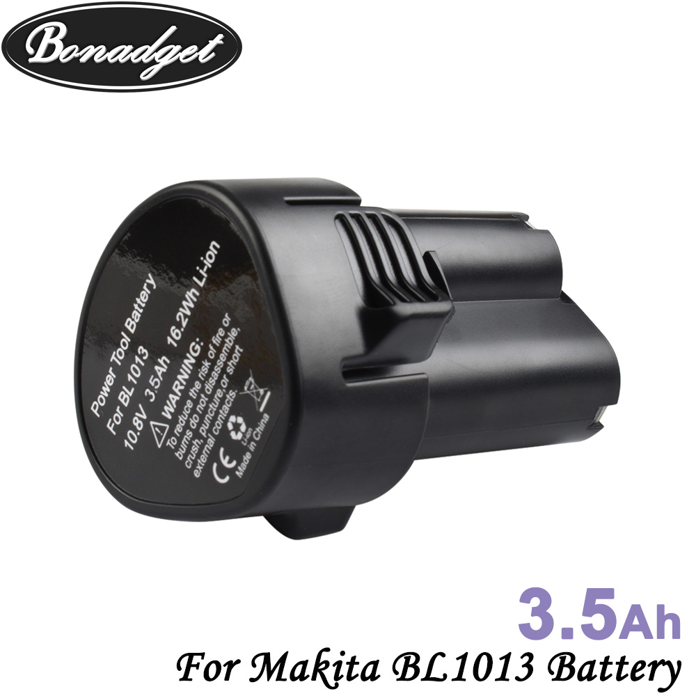 Bonadget 10.8V 3500Ah BL1013 BL-1013 battery For Makita BL1013 194550-6 194551-4 Li Ion Replace Accumulators Power Tools Battery