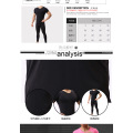 Men's Undershirt Pant Set Ultra-thin Cool Spandex Thermal Sleep Underwear Shirt & Pant Set