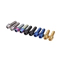 2 Pcs Ti Titanium Tapered Screws Bolts With Washer M5*16mm M5 16mm for Bike Bicycle Stems & Handlebar July Wholesale&DropShip