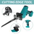36V Electric Cordless Reciprocating Saw Mini Reciprocating Logging Saw Chainsaw Running Saw Power Tools With 2 Batteries