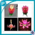 Promotional Singing Opening Flower Birthday Candle