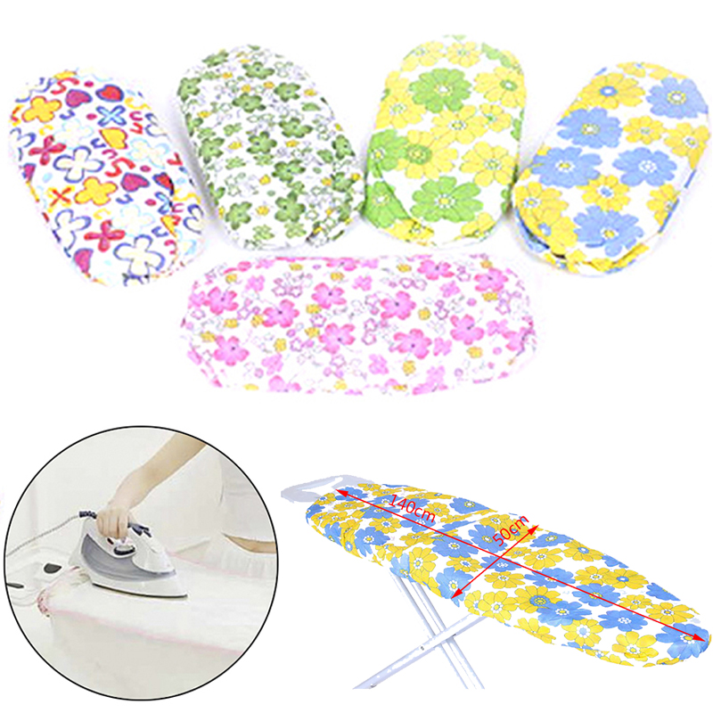 Ultra Thick Heat Retaining Felt Ironing Iron Board Cover Easy Fitted ( iron board is NOT included) Random Color 140*50cm