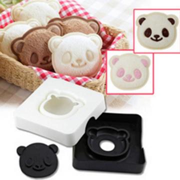 Cute Panda Shape DIY Sandwich Cutters Cookie Mold Kids Bento Decorative Mould Bread Toast Biscuit Embossed Device Cake Stamp