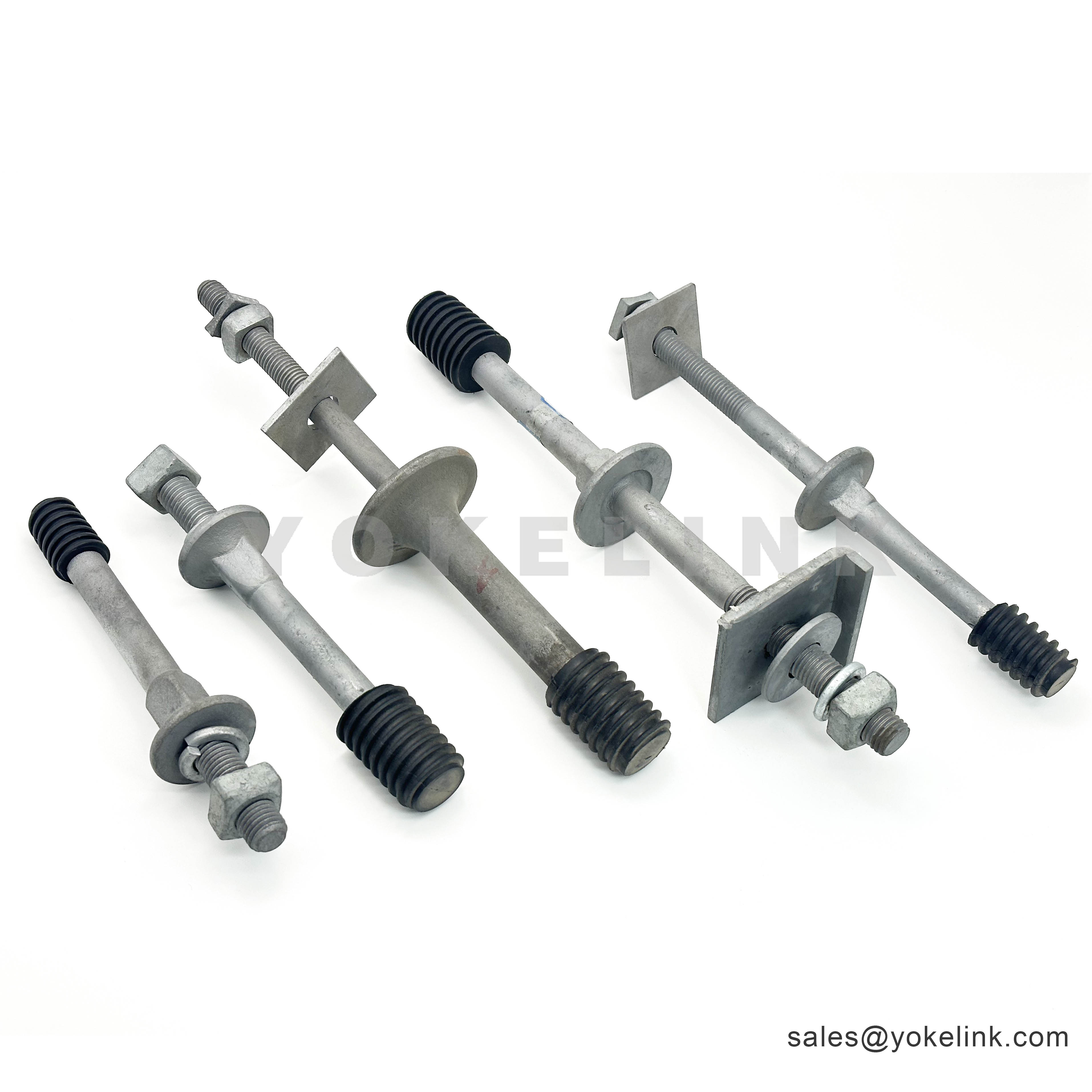 crossarm insulator pin for poleline hardware