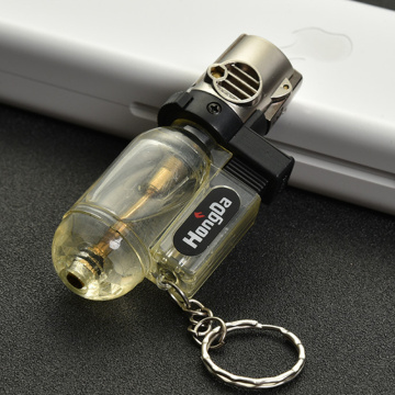 Portable Spray Gun Jet Lighter Torch Turbo Lighter Key Ring Nozzles Windproof Cigar Pipe Butane Gas Lighter For Outdoor 1300 C