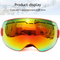 UV400 Big Frame Double Layers Anti-fog Ski Goggles Lens Ski Mask Glasses Skiing Snow Snowboard Eyewear Mirror Goggles for men
