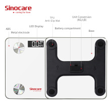 Sinocare Bluetooth scales medical-devices body fat scale LED Display Muscle Mass BMI