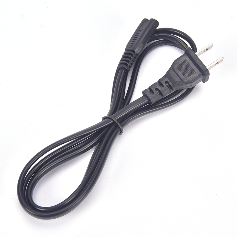 2 Pin AC Plug Power Cable Cord 8 C7 To Euro Eu European For Cameras Printers Notebook EU Power Cable Cord Figure Cables