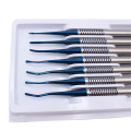 7 pcs/set Dental Tooth Extracting Tools Set Titanium Alloy Implant Instrument Dental Elevator Set Dental Extraction Root Tooth