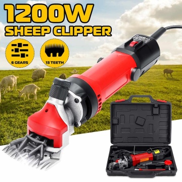 1200W Wool scissor 220V/110V Electric Sheep Goat Shearing 13 Gears Speed Machine Clipper Farm Shears Cutter Cut Machine With Box