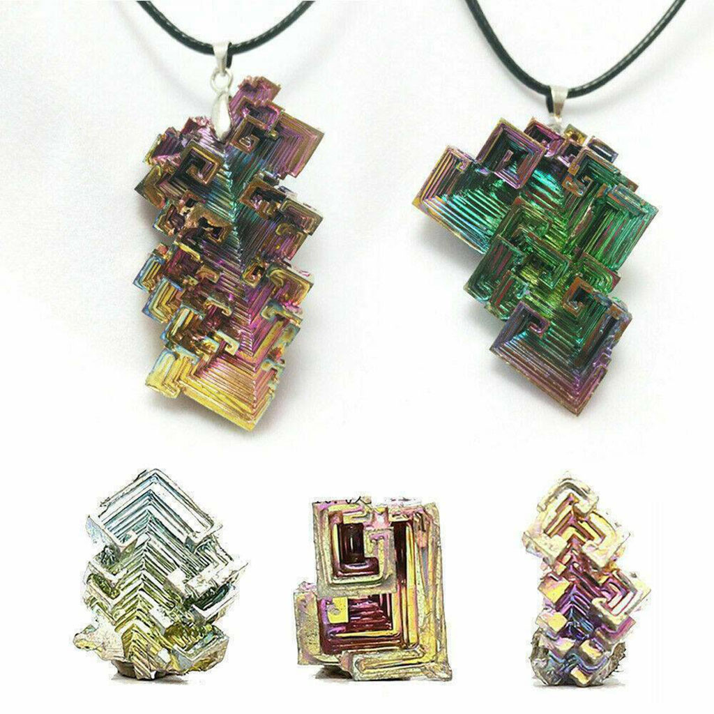 Natural Quartz Crystal Rainbow Titanium Cluster Specimen Healing Bismuth crystal metal crystal ore jewelry ornaments