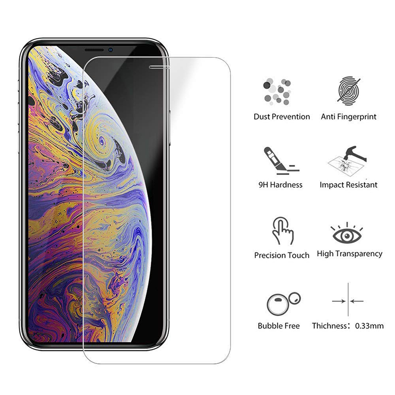 Tempered Glass for iphone 7 8 6 6s Plus X XR XS Max iphone 11 pro Max Glass Screen Protector On iphone 7 6 8 SE Protective Glass