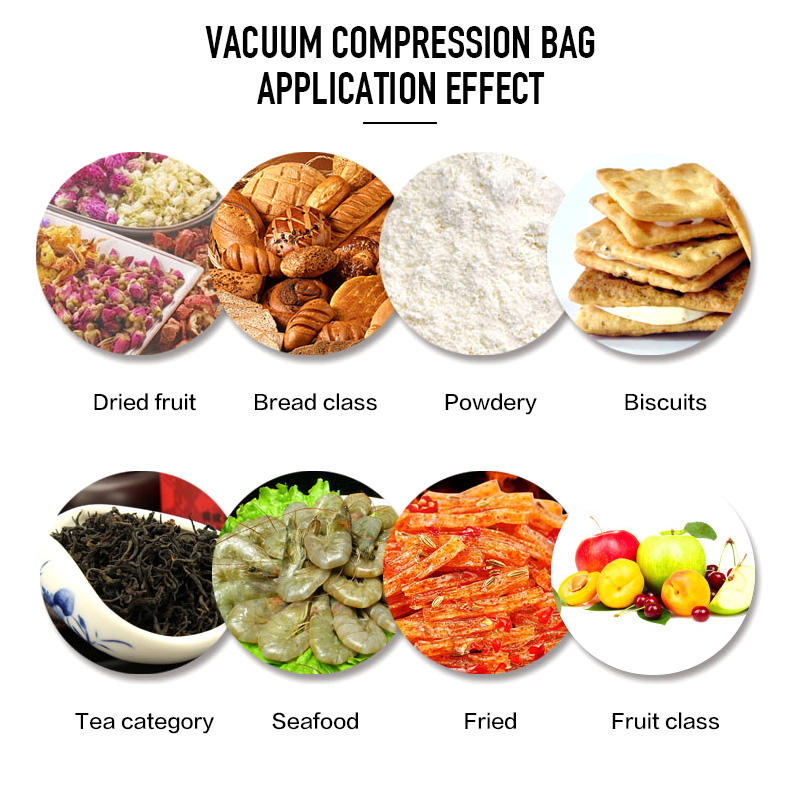 Food Vacuum Sealer Bags Film Sealer Vacuum Packer 28X35cm 17x25cm Keep Food Fresh Household Food Vacuum Packaging Machine