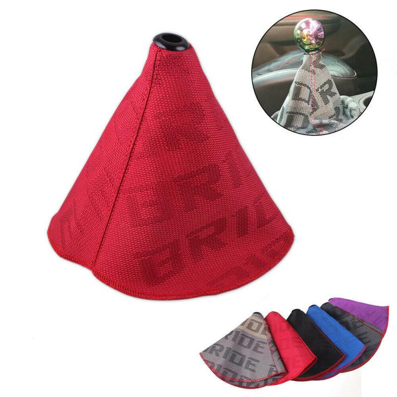2020 Canvas Universal Car Gear Shift Collars Covers Gear Stick Shift Shifter Knob Cover Boot Gaiter Car Accessories Interior