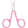 1 pcs Stainless Steel Makeup Scissor Eyebrow Eyelashes Nose Hair Trim Scissor Sharp Ponit Curve Tip Small Eyebrow Scissor