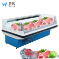 Deep meat freezer meat display freezer