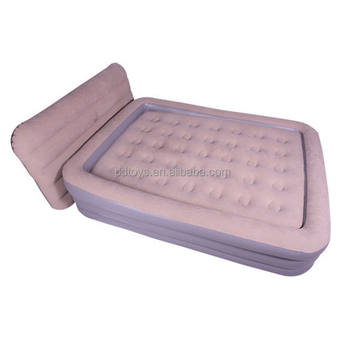 Queen Size Flocking backrest Air Bed Inflatable mattress for Sale, Offer Queen Size Flocking backrest Air Bed Inflatable mattress